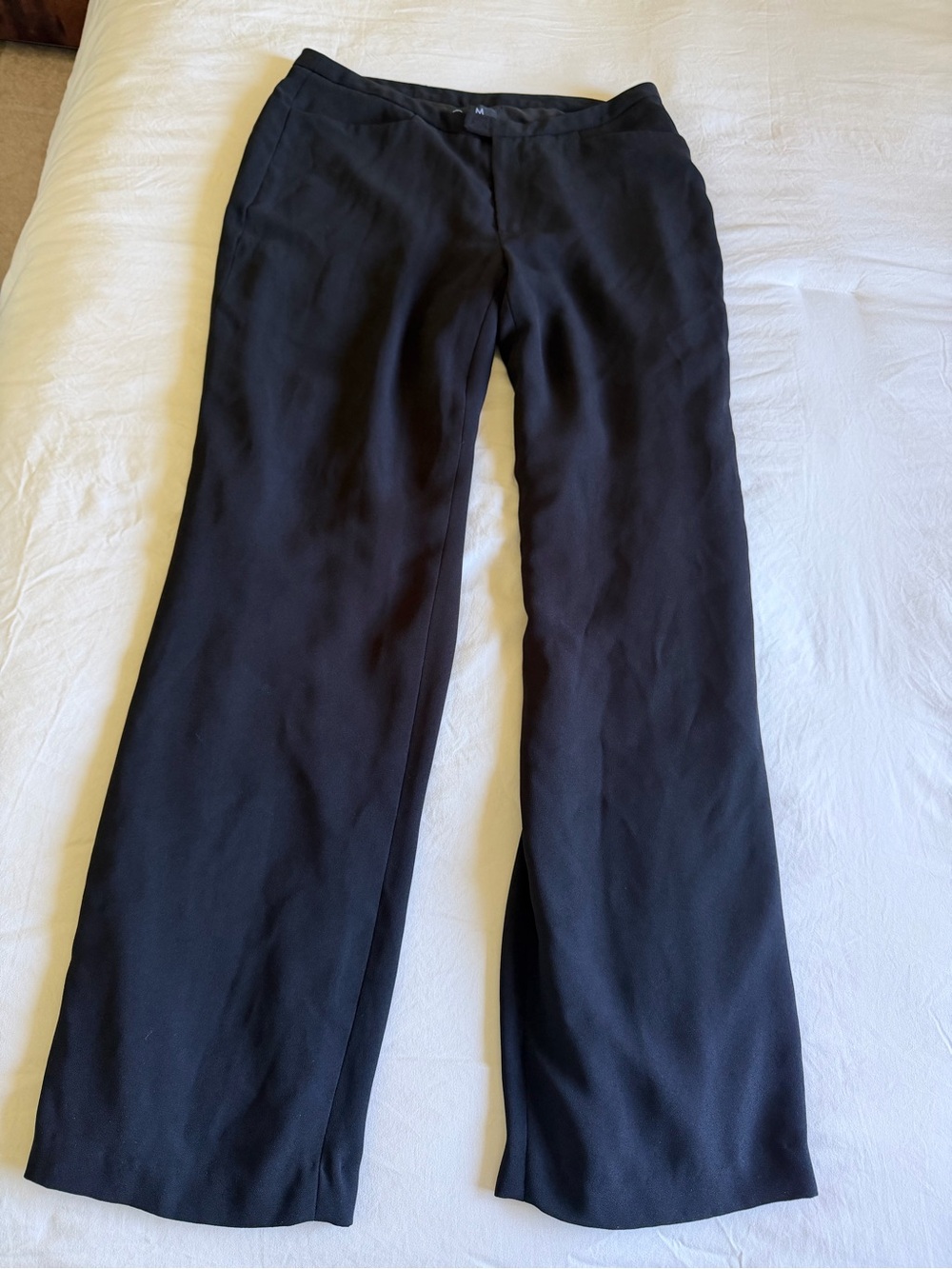 Oscar Maxx California Black Wide Leg Dress Pants Size 8 Made in Canada - Picture 8 of 9